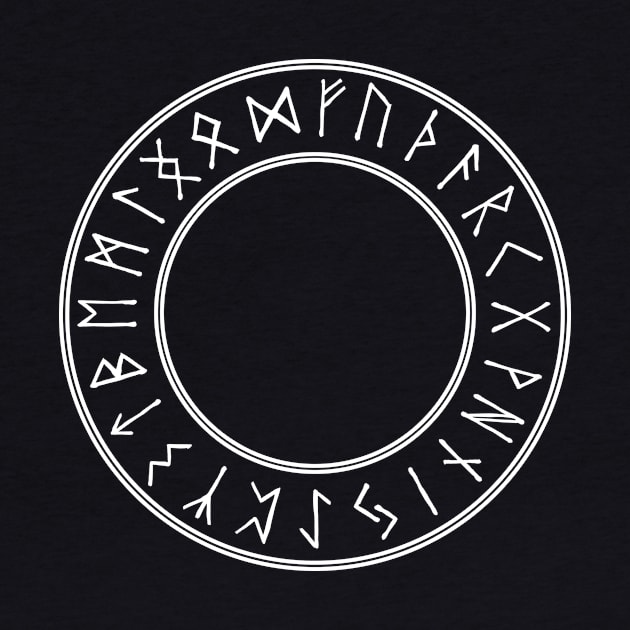 Elder Futhark Rune Circle by wildtribe